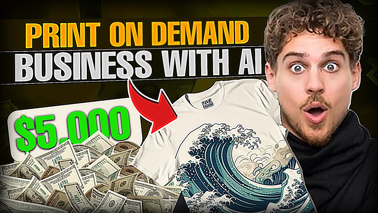Create Your Print on Demand Business with AI! Create Unique Designs