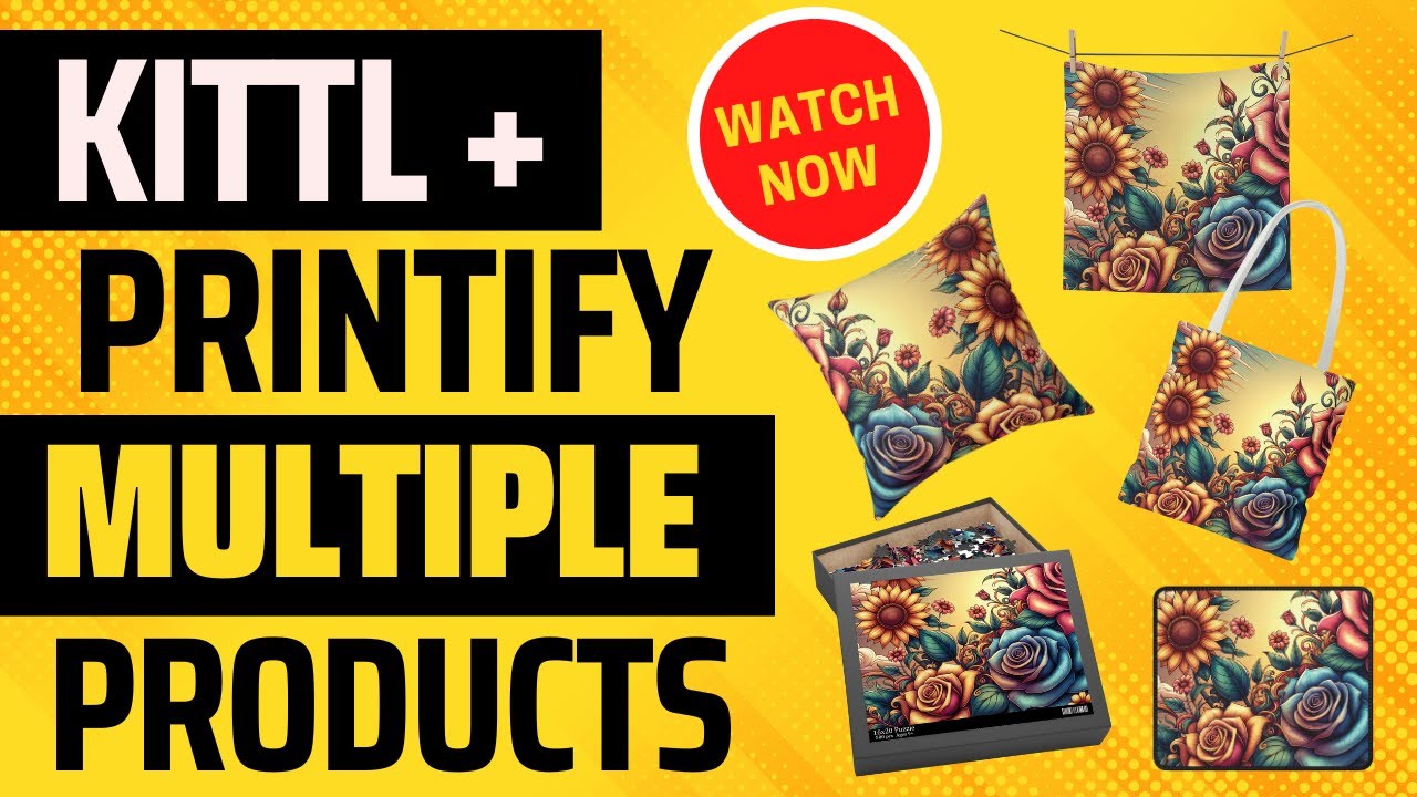 Create Multiple Print On Demand Products With One Kittl AI Digital Art ...